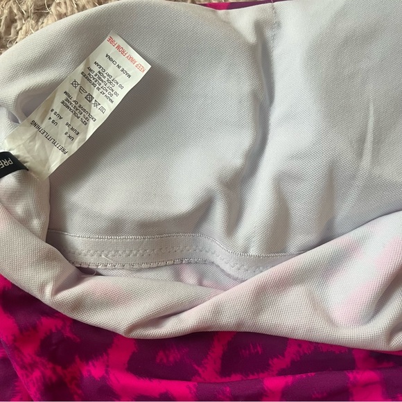 Princess Polly fuschia and purple cheetah one piece swim - Picture 6 of 8